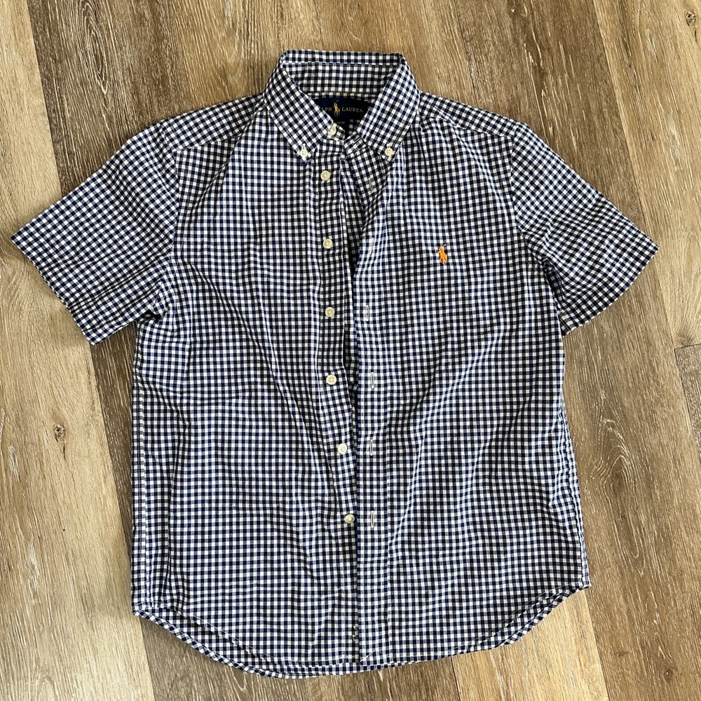 Polo by Ralph Lauren Kids Black Checkered Shirt